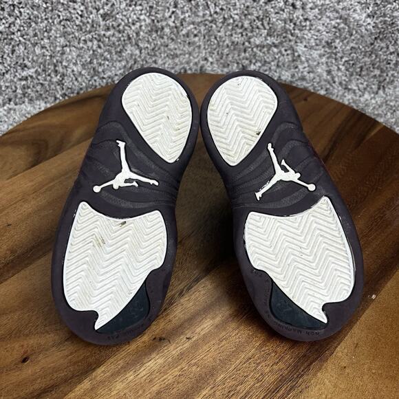 Air Jordan 12 Retro A Ma Maniere (TD) Size 9C FB2687-001 Black Burgundy - Picture 7 of 8